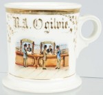 Bank Teller Shaving Mug